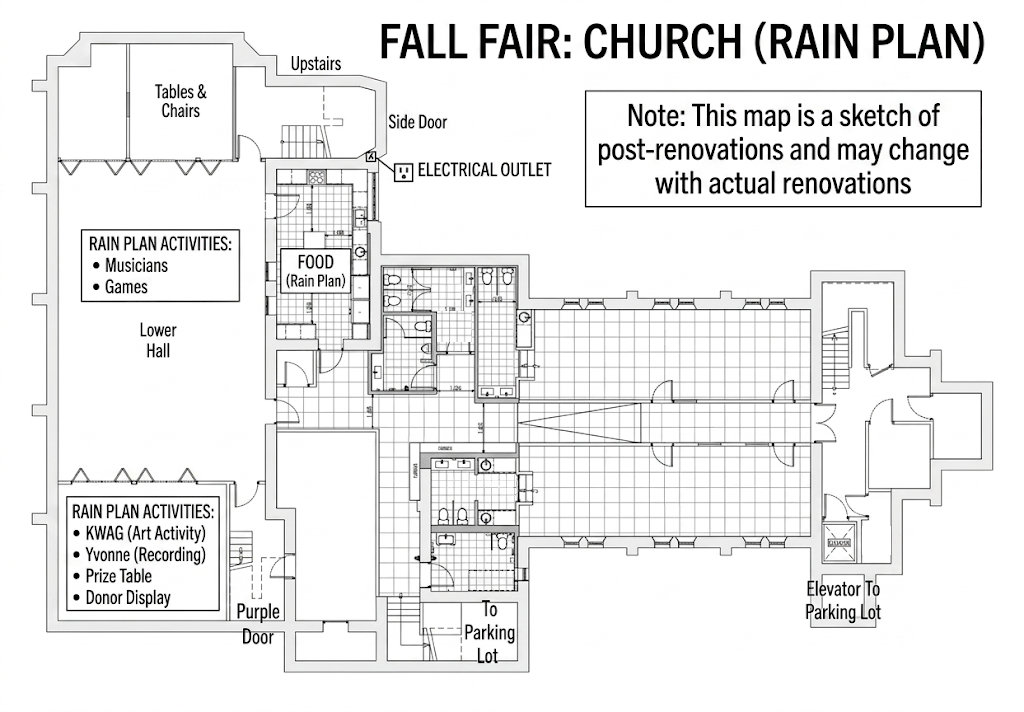 Fall Fair Rain Plan Map